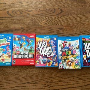 Rare Mint Condition Wii and Wii U Games